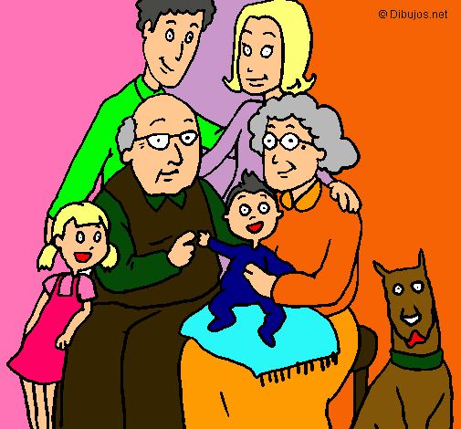 Dibujo Familia pintado por dani1015