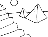 Dibujo Pirámides pintado por jose123s