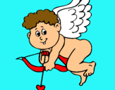 Dibujo Cupido pintado por xime2005