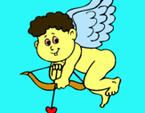 Dibujo Cupido pintado por lulap34