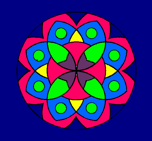 Dibujo Mandala 13 pintado por milemango