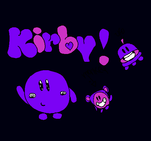 Dibujo Kirby 4 pintado por nayua