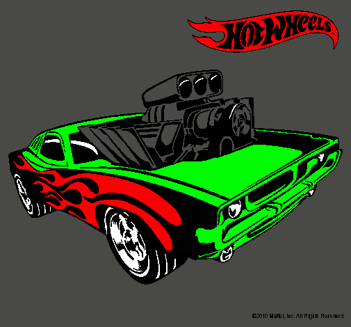 Dibujo Hot Wheels 11 pintado por danirichar