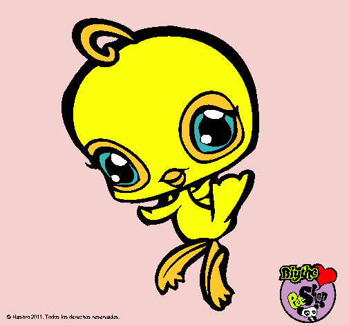 Dibujo Pajarito Littlest Pet Shop pintado por rocio2001