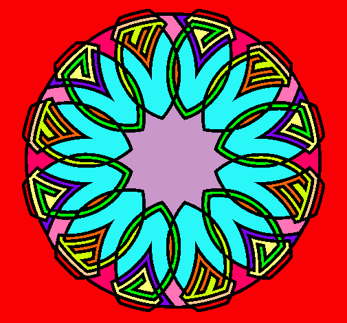 Dibujo Mandala 37 pintado por andrea-c