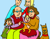 Dibujo Familia pintado por luuz 