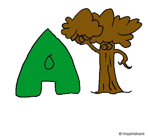 Dibujo Árbol pintado por mariojiso