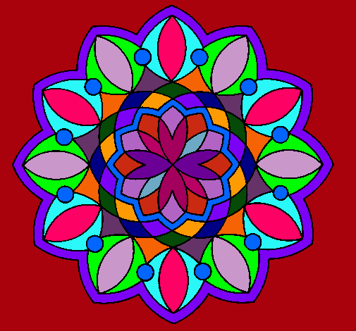 Dibujo Mandala 3 pintado por linda_29