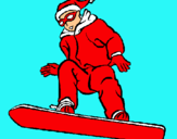 Dibujo Snowboard pintado por Tovar