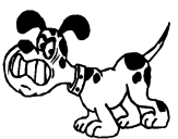 Dibujo Perro enfadado pintado por ferchogar