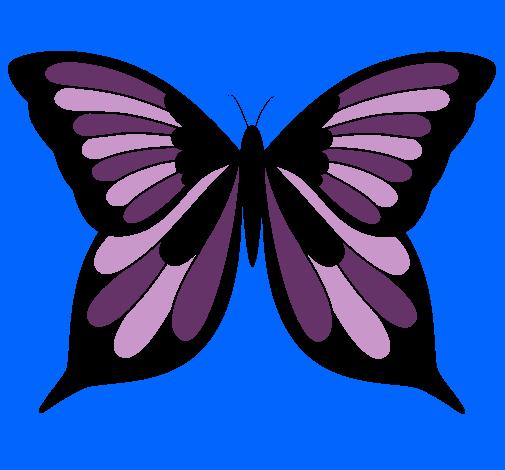 Dibujo Mariposa pintado por spaida