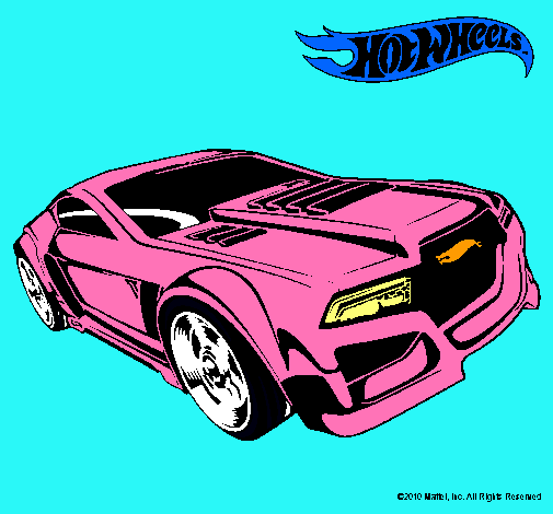 Dibujo Hot Wheels 5 pintado por cesaresme