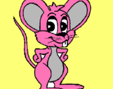 Dibujo Ratón pintado por antuna