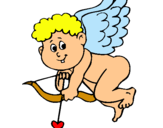 Dibujo Cupido pintado por dearrea