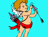 Dibujo Cupido pintado por maria8439688