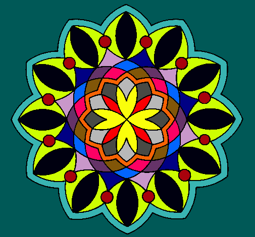 Dibujo Mandala 20 pintado por spaida