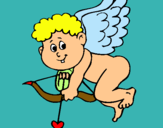Dibujo Cupido pintado por afs123456789