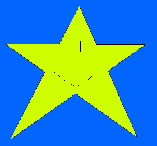 Dibujo Estrella pintado por nayua
