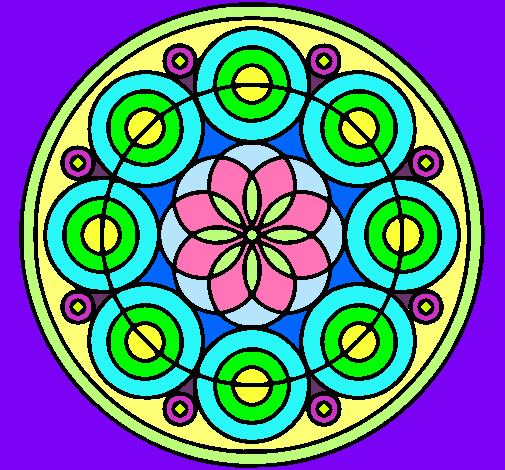 Dibujo Mandala 35 pintado por andrea-c