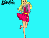 Dibujo Barbie informal pintado por barvie