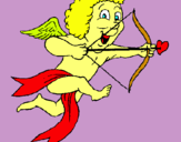 Dibujo Cupido alegre pintado por tgtgtrgtrg