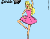 Dibujo Barbie bailarina de ballet pintado por QSDWE5EFY5TH