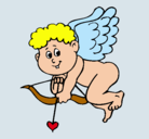 Dibujo Cupido pintado por 6554
