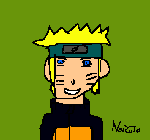 Dibujo Naruto pintado por Tovar