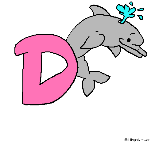 Dibujo Delfín pintado por nancyazmin