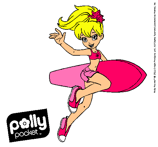 Dibujo Polly Pocket 3 pintado por chocosandr