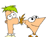 Dibujo Phineas y Ferb pintado por dddddddddd