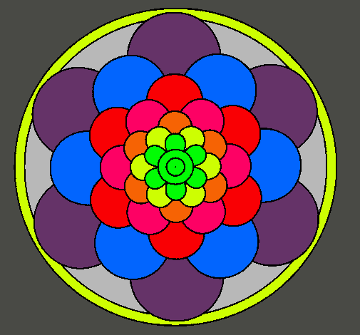 Dibujo Mandala 22 pintado por andrea-c