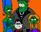 Dibujo Familia de monstruos pintado por Carolay_22