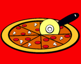 Dibujo Pizza pintado por Belen1