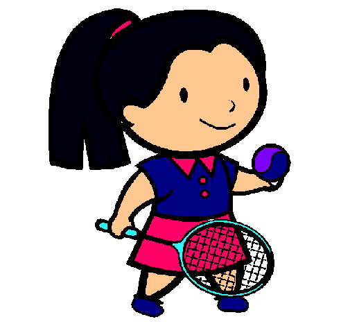 Dibujo Chica tenista pintado por miralda