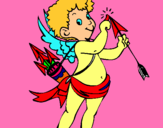Dibujo Cupido pintado por jesiecapis