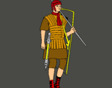 Dibujo Soldado romano pintado por gabe