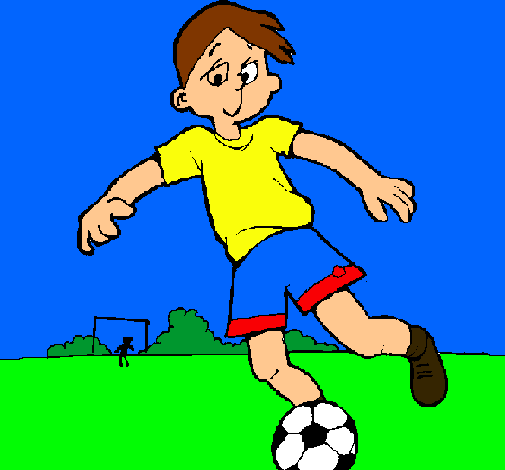 Dibujo Jugar a fútbol pintado por danirichar