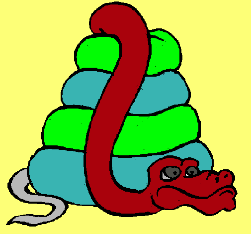 Dibujo Serpiente grande pintado por SergioAAD