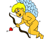 Dibujo Cupido con grandes alas pintado por veroniking