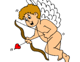 Dibujo Cupido con grandes alas pintado por marlem