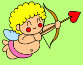 Dibujo Cupido pintado por BlackBerry