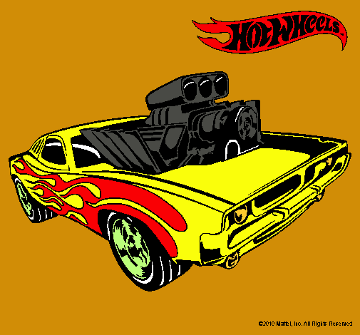 Dibujo Hot Wheels 11 pintado por Yoelini