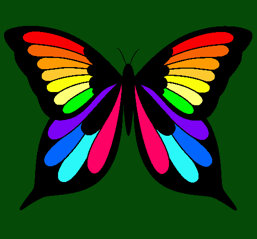 Dibujo Mariposa 8 pintado por macaa