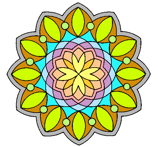 Dibujo Mandala 20 pintado por andrea-c