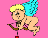 Dibujo Cupido pintado por irene123