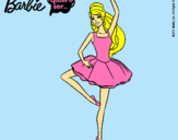 Dibujo Barbie bailarina de ballet pintado por anachupi