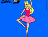 Dibujo Barbie bailarina de ballet pintado por avangeli