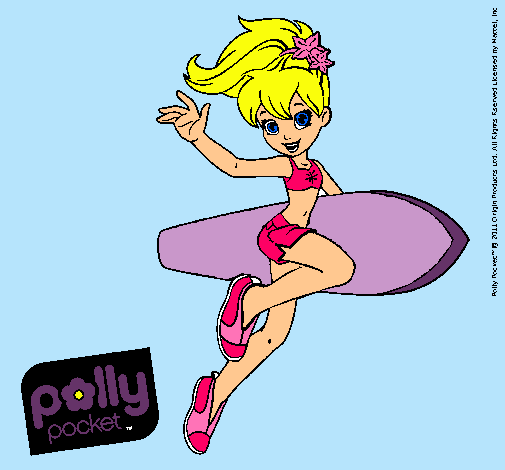 Dibujo Polly Pocket 3 pintado por BlackBerry