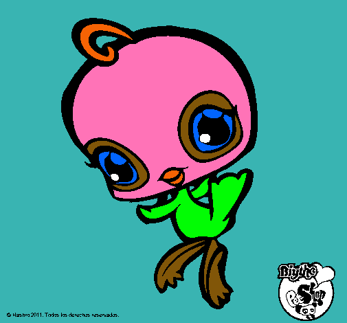 Dibujo Pajarito Littlest Pet Shop pintado por SARITAMARE